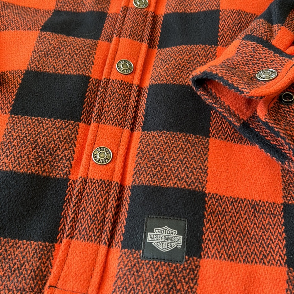Harley Davidson flannel jacket NWT - Picture 4 of 12